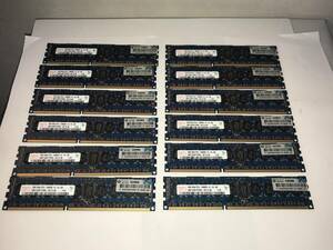 ◆ hynix ハイニックス サーバー用 メモリ 24GB(2GBx12) 2Rx8 PC3-10600R-9-10-B0 (HP N8JYHS1)