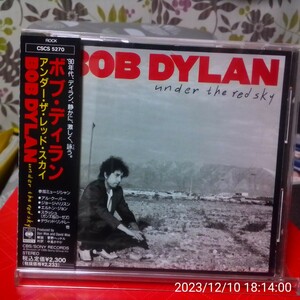 Bob Dylan / Under The Red Sky 日本盤帯付き　美品