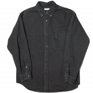 BEAUTY＆YOUTH UNITED ARROWS ビューティーアンドユース モダンデニム2ポケットビッグシルエットシャツ 1211-173-7676 XL BLACK g14918