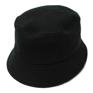 KIJIMA TAKAYUKI キジマタカユキ 日本製 WOOL MELTON BUCKET HAT ウールメルトンバケットハット 222817 2 ブラック 帽子 g14778