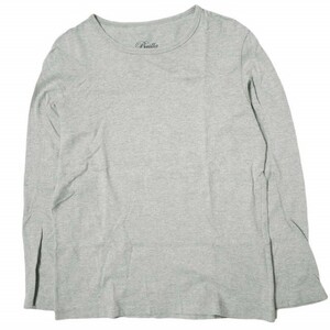 Brilla per il gusto ブリッラ ペル イルグスト ベーシック クルーネックロングスリーブTシャツ ?24-14-0026-262 M グレー BEAMS g14784