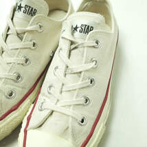 CONVERSE コンバース CANVAS ALL STAR J OX キャンバスオールスター ジャパン オックス 6UH01 US4(23cm) ホワイト MADE IN JAPAN g6649_画像6