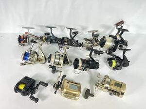 【売り切り】【中古品】【現状品】SHIMANO シマノDAIWA ダイワ RYOBI 等 カウンター付き ベイトリール スピニングリール まとめ売り