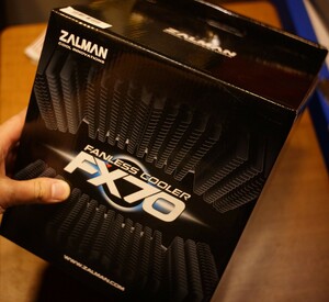  new goods unopened ZALMAN FX70 fan less CPU cooler,air conditioner 