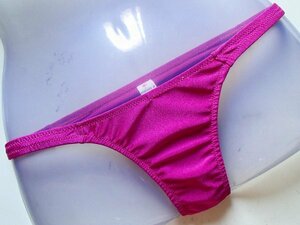 bra42 ◎【新品】ビキニスブラジル　光沢パープルレッド　 ビキニ　ブリーフ 男性下着　メンズ　パンツ Mサイズ　899◎