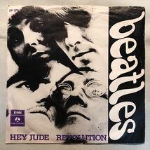 ◆デンマークORG◆ BEATLES / HEY JUDE / REVOLUTION ◆貴重ジャケット付き/PARLOPHONE黒ラベル_画像1