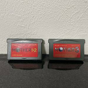 任天堂 Nintendo ニンテンドー ゲームボーイアドバンス MOTHER1+2 MOTHER3 ソフトのみ 起動確認済 GBA