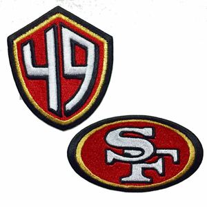 NFL サンフランシスコ 49ers ワッペン ２枚セット