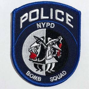 NYPD ニューヨーク市警 ボム スクワッド ワッペン B