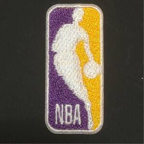 NBA ロゴ ワッペン ミニサイズ ２枚セット レイカーズカラーの画像2