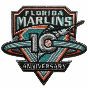 MLB フロリダ・マーリンズ / マイアミ・マーリンズ 10周年 ワッペン