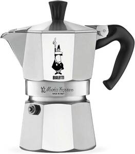 注目商品 Bialetti (ビアレッティ) モカエキスプレス 3カップ用 直火式 ( コーヒーメーカー エスプレッソメーカー マキネッタ )