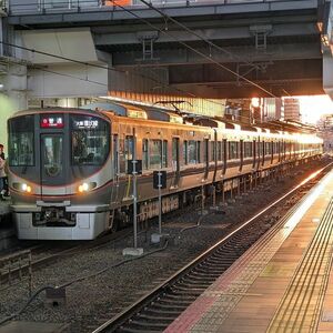 鉄道写真 ～ 323系 電車 JR西日本 大阪環状線（89mm×89mm）