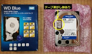 【良品】ウエスタンデジタル WD60EZAZ(SATA接続 6TB HDD) ※電源投入67回 / 94時間稼働