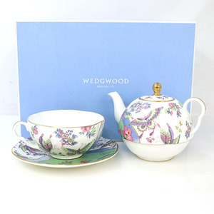 ウェッジウッド WEDGWOOD バタフライ ブルーム ティー フォー ワン 40035039 ボーンチャイナ 【yy】【中古】4000038801100054