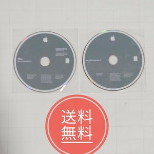 【送料無料】Mac OS X Install Disc 1＆2★Ver. 10.4.7