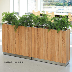  wooden partition planter partition Cafe divider office partitioning screen green box stand kkkezu il s width 60