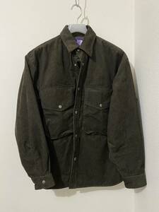 【送料込】THE NORTH FACE NY2260N M Shirt Jacket BROWNノースフェイスパープルレーベル コーデュロイシャツジャケット 茶