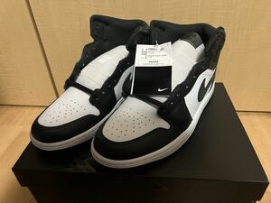 未使用 NIKE ナイキ エアジョーダン1 ミッド パンダエレファント ハイカットスニーカー 28㎝ FB9911-001 AIRJORDAN 1 MID Panda ELEPHANT