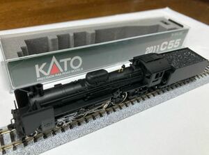 【未使用中古品】KATO Nゲージ 蒸気機関車 C55(2011)