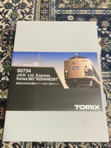 【未使用中古品】TOMIX Nゲージ 国鉄 583形特急電車(クハネ581) 基本7両セット(92734)