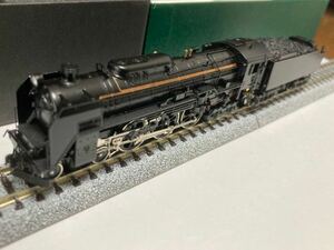【未使用中古品】ワールド工芸 Nゲージ塗装済完成品 国鉄 C62 3号機 蒸気機関車
