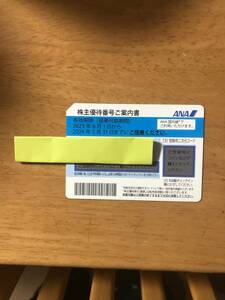 ANA株主優待搭乗券2024年５月3１日まで ■ 1枚 未使用 