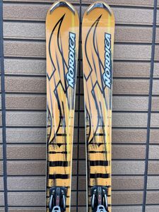 未使用　ノルディカ　NORDICA NITROUSカービングスキー　162cm R=14