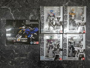 【バンダイ】S.H.Figuarts フィギュアーツ 仮面ライダーカブト 5種セット ドレイク/サソード/へラクス/ケタロス/ガタックエクステンバー