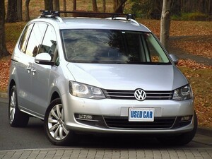 ★H24年★VWシャランTSIハイライン★スマートキー★プッシュスタート★両側電スラ★電動Ｒゲート★黒半革★ナビＴＶ★後席モニタ★検7年6月