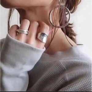 [ anonymity delivery ] man and woman use * silver 925 wide specular . line shape ring ring ring men's lady's men's accessory simple plain 