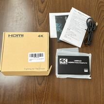 512p0132☆ 4K HDMI キャプチャーボード パススルー 60FPS USB3.0 ゲームキャプチャー 60Hz ビデオ フルHD ビデオキャプチャー 内蔵 ゲーム_画像1