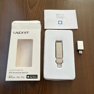 512p0404☆ Vackiit 【MFi認証取得】iPhone用USBメモリー 512GB USBフラッシュドライブ 高速USB 3.0 フラッシュメモリー スマホ データ