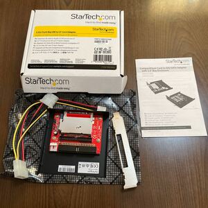 512p0409☆ StarTech.com CFカード - IDE変換アダプタ IDE40ピン/44ピン接続コンパクトフラッシュカードリーダー 3.5インチ