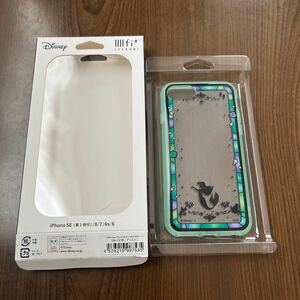 512p1114☆ グルマンディーズ ディズニーキャラクター/IIIIfit Clear iPhoneSE(第2世代)/8/7/6s/6(4.7インチ)対応ケース アリエル 