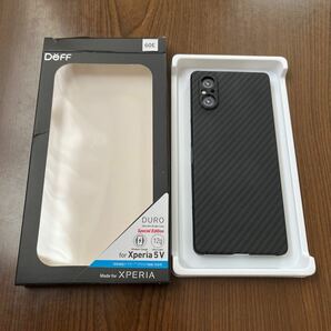 512p1117☆ Xperia 5 V用 アラミド繊維ケース Ultra Slim & Light Case DURO Special Edition/Deff/Made for Xperia取得