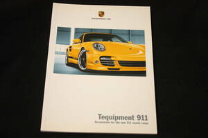 ★2011年 ポルシェ Tequipment 911カタログ(日本語版) Porsche997後期カレラ/C4/カブリオレ/ターボ/GT3 テクイップメントオプションパーツ