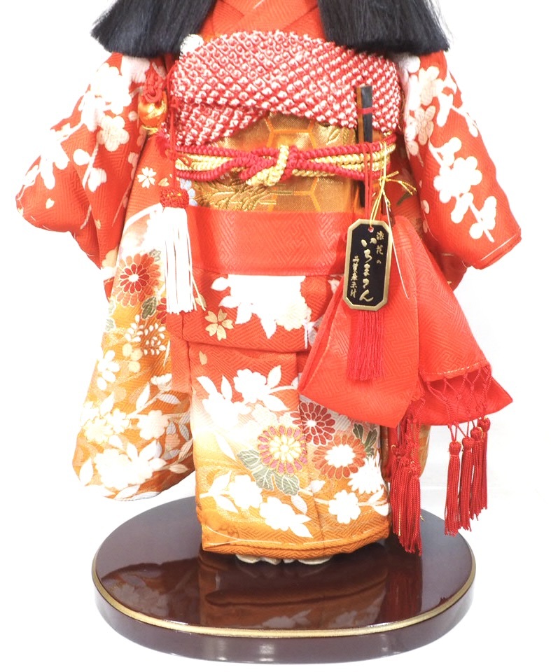 極上品!市松人形 正絹本仕立 本義眼使用 解説の栞付 二代目小出松寿作「 浪花のいちまさん 」 細部まで丁寧に制作されています KEN 極上品!市松人形 正絹本仕立 本義眼使用 解説の栞付 二代目小出松寿作「 浪花のいちまさん 」 細部まで丁寧に制作されています KEN