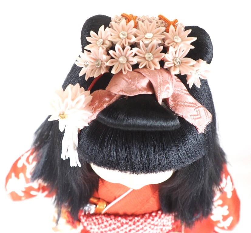 極上品!市松人形 正絹本仕立 本義眼使用 解説の栞付 二代目小出松寿作「 浪花のいちまさん 」 細部まで丁寧に制作されています KEN 極上品!市松人形 正絹本仕立 本義眼使用 解説の栞付 二代目小出松寿作「 浪花のいちまさん 」 細部まで丁寧に制作されています KEN