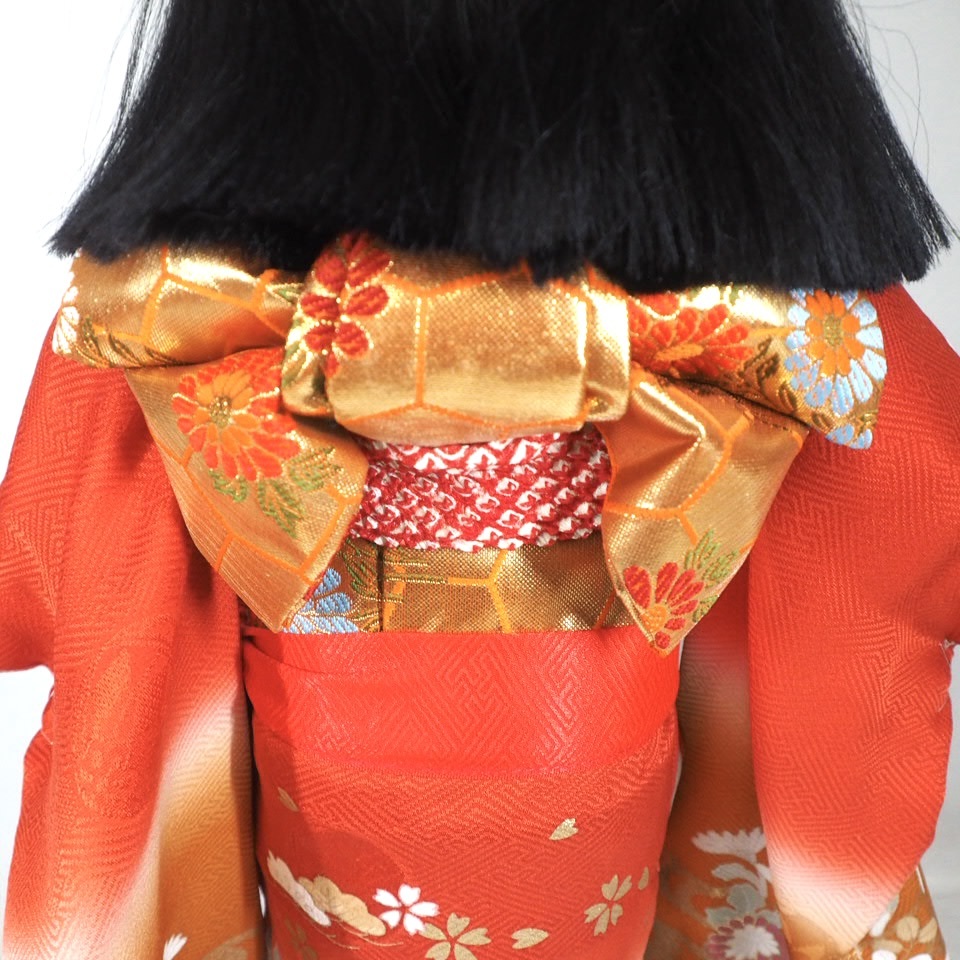 極上品!市松人形 正絹本仕立 本義眼使用 解説の栞付 二代目小出松寿作「 浪花のいちまさん 」 細部まで丁寧に制作されています KEN 極上品!市松人形 正絹本仕立 本義眼使用 解説の栞付 二代目小出松寿作「 浪花のいちまさん 」 細部まで丁寧に制作されています KEN
