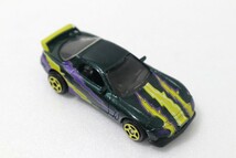 モーターマックス マツダ RX-7 FD3S グリーン系 レア色? Motormax Mazda RX7 約1/64 3インチ トイカー_画像3