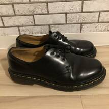 DR MARTENS ドクターマーチン レザーシューズ UK6 ブラック プレーントゥ ブーツ _画像4