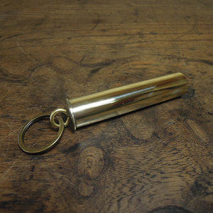 希少 昭和初期 村田銃 猟銃 薬莢 24番 真鍮製 マタギ資料 キーホルダー加工品