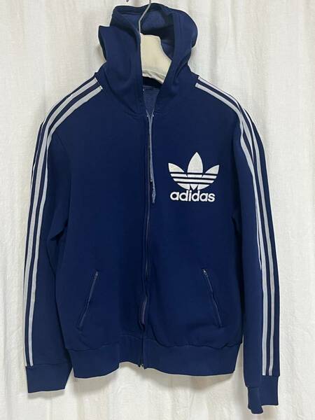 ７０ｓビッグロゴadidasフランス製アディダスVENTEXパーカージャージヴィンテージビンテージvintage