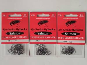 Ken Sawada Salmon TUBE SNGLE HOOK (XS1)