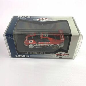 EBBRO/エブロ 1/43 LOCTITE ロックタイト MUGEN 無限 NSX JGTC ’01 レッド《フィギュア・山城店》◆O3344