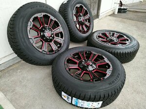 即納 翌日発送 スタッドレス デリカD5 タイヤホイールセット SAILUN WSTX 215/70R16 16インチ LEXXEL DeathRock