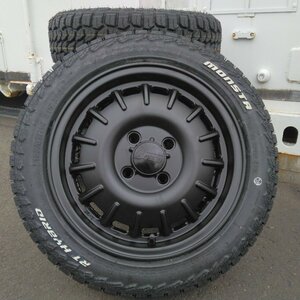 N-BOX N-ONE N-WGN ekワゴン 14インチ タイヤホイールセット バウンティー ノエル NOEL MONSTA RT ハイブリッド 155/65R14 ホワイトレター