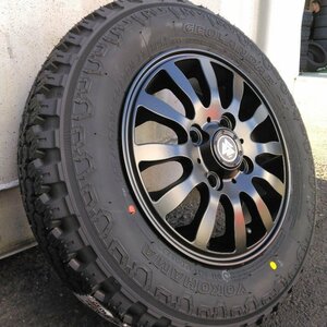 軽トラ 軽バン 車検対応 アクティ ハイゼット アトレー キャリィ 12インチ タイヤホイール YOKOHAMA ジオランダーKT 145/80R12 MUD-Xii