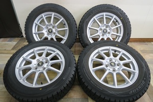 ★マナレイ☆WINTERMAXX 185/65R15☆5.5J 45 PCD100 4H★管理3144